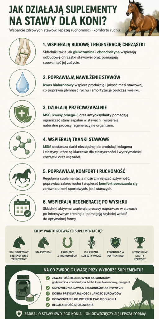 jak działają suplementy na stawy dla koni