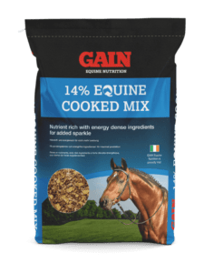 14% equine cooked mix