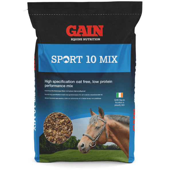 Pasza treściwa dla koni sportowych Sport-10-Mix bez owsa, niska zawartość białka